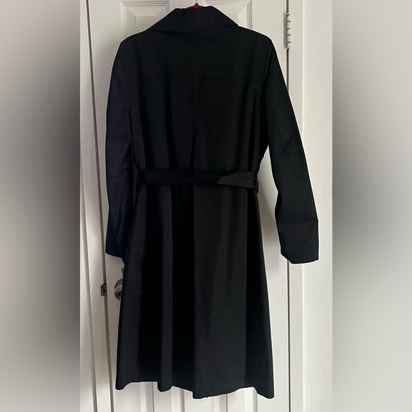🆕Michael Kors Womens Rain Trench Coat Black, Removable Liner Belted Size M - Picture 8 of 9